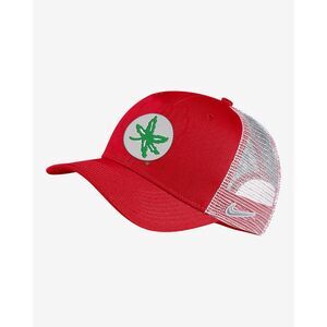NEW Nike Classic99 Ohio State‎ Buckeyes Leaf Snapback Trucker Sideline Hat Mesh